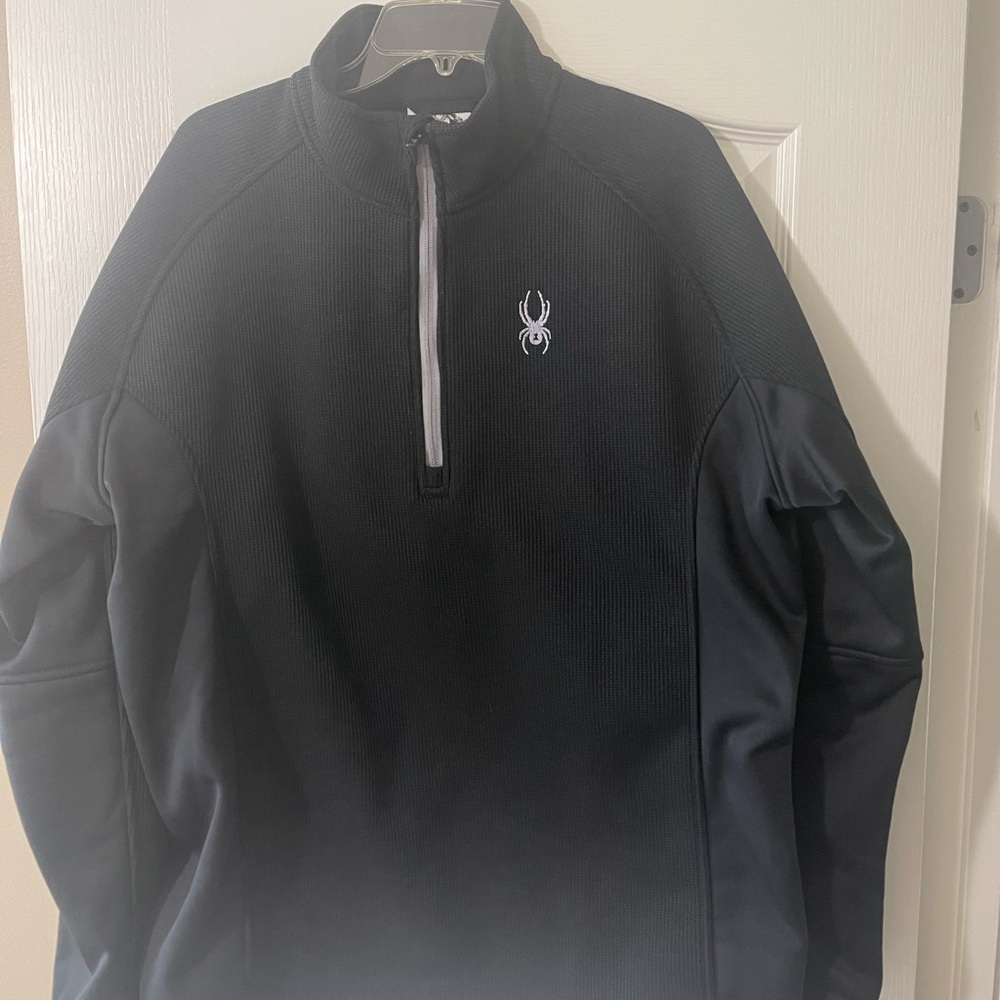 Spyder Black Knit Pullover